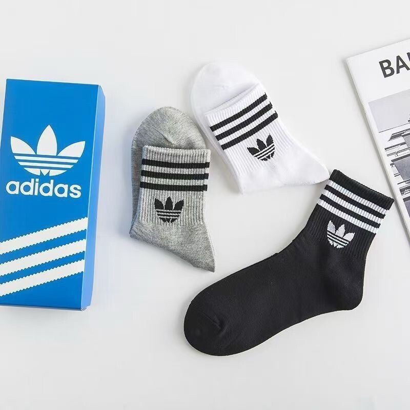 Kit 5 pares de Meias Adidas