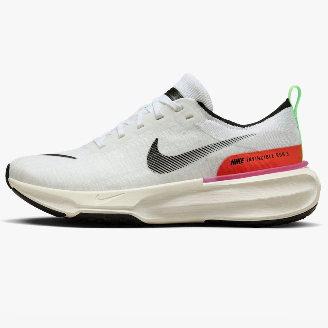 Nike Invincible Run 3 - Branco/Lime Blast/Blue Lightning/Preto