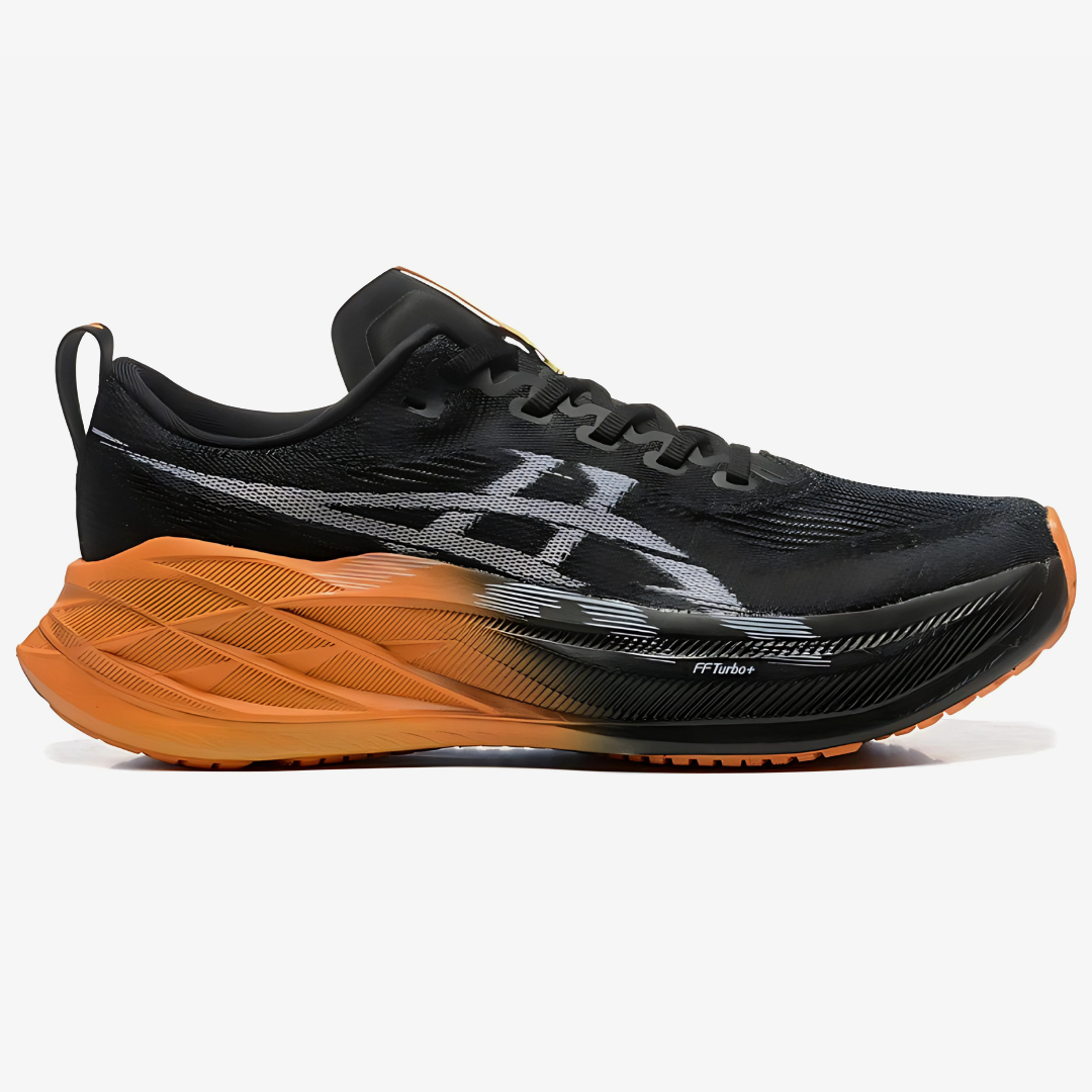 s Asics Superblast 2 - Unissex - Preto/Laranja