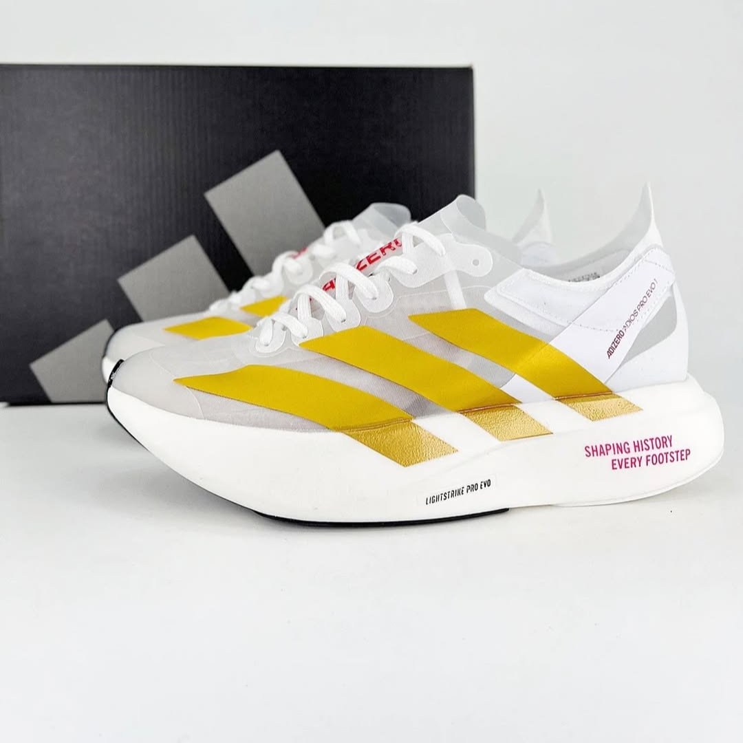 Adidas Adizero Adios PRO EVO 1 - Branco/Dourado