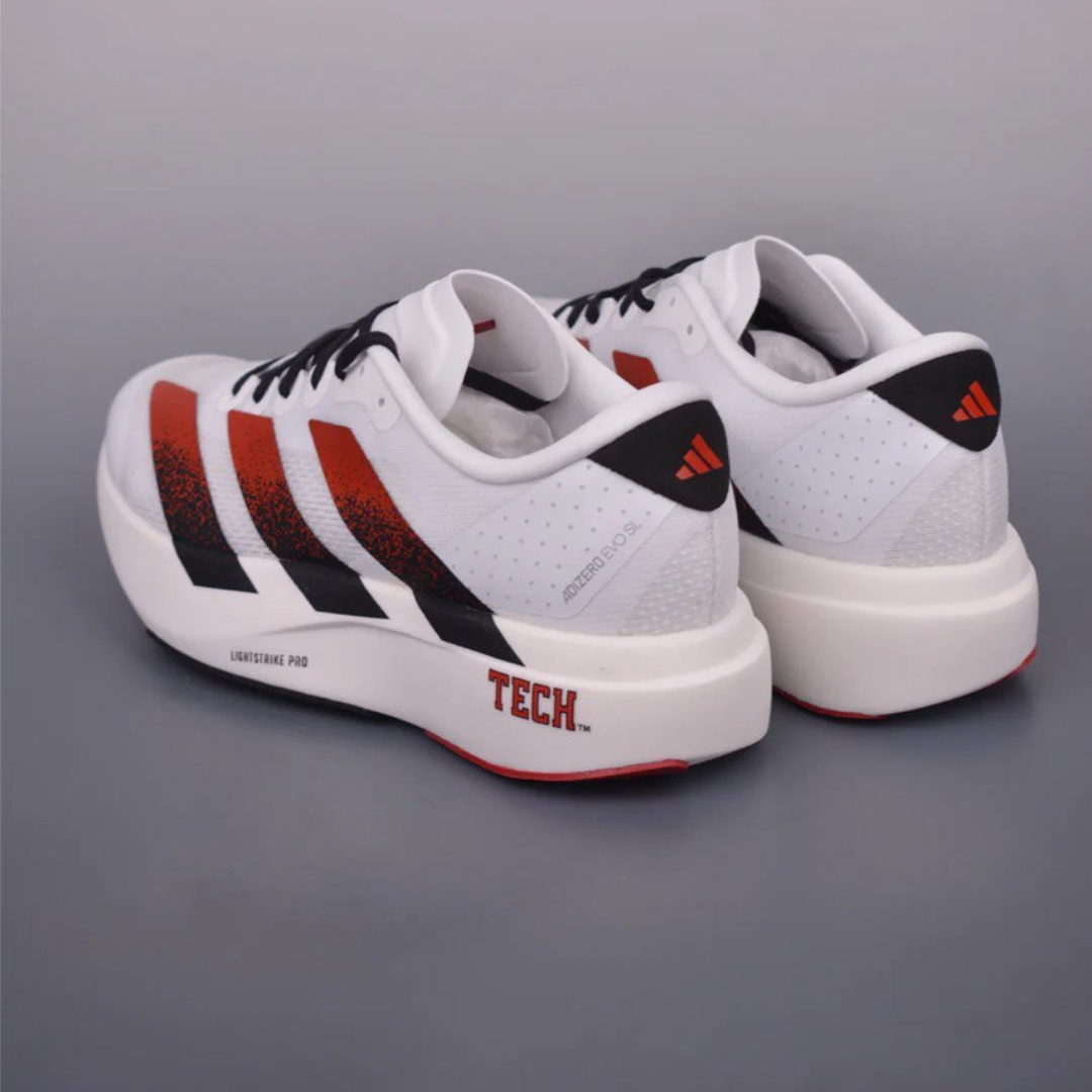 Adidas Adizero EVO SL - Branco/Preto/Vermelho