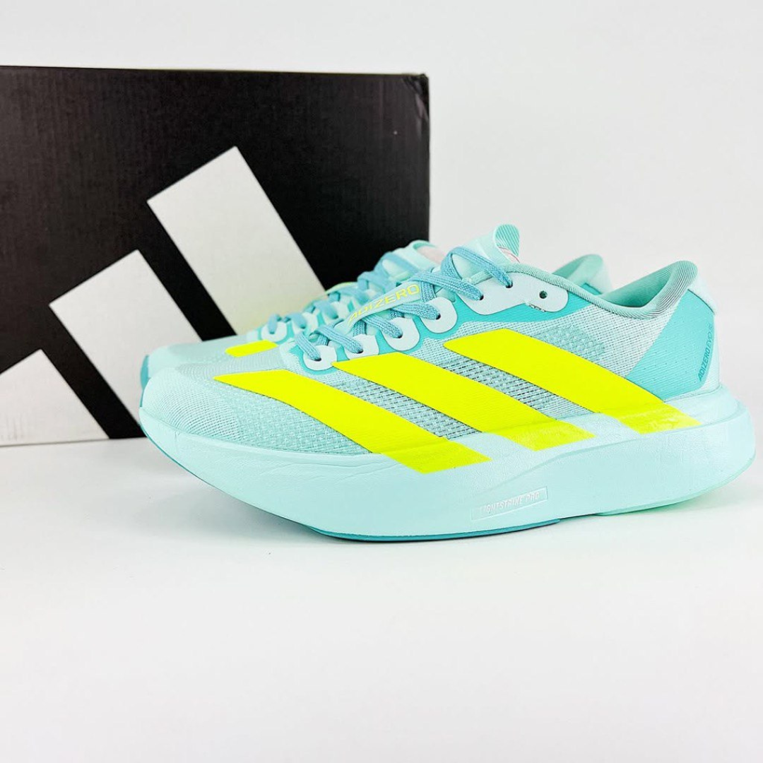 Adidas Adizero EVO SL - Semi Flash Aqua/Lucid Lemon/Mint Ton
