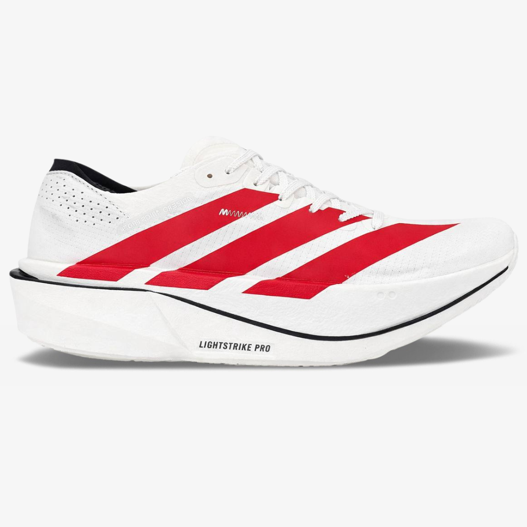 Adidas Adizero Adios Pro 5 - Branco/Vermelho – ForTimer