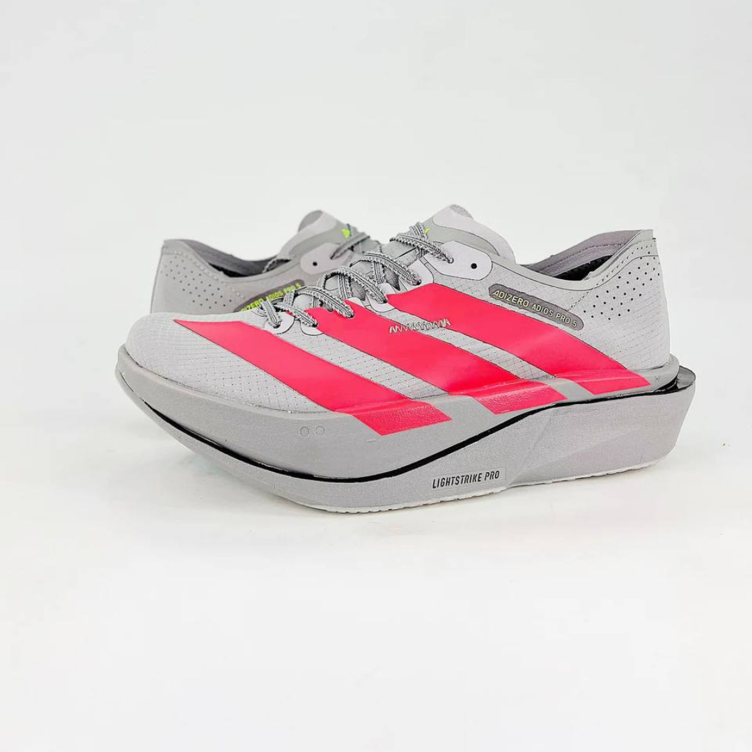 Adidas Adizero Adios Pro 5 - Cinza/Vermelho