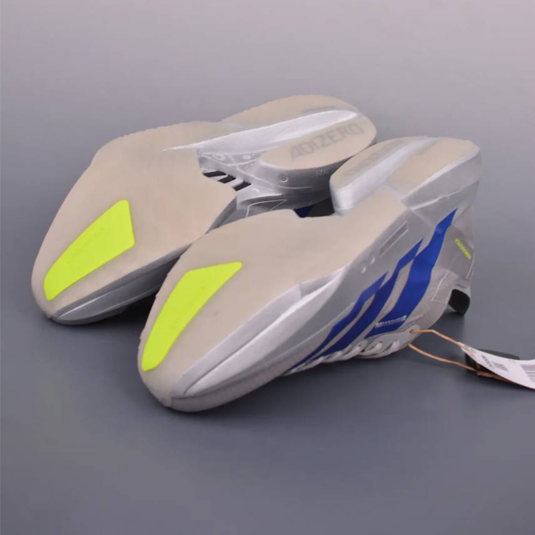 Adidas Adizero Adios Pro 4 Cinza Metálico/Azul