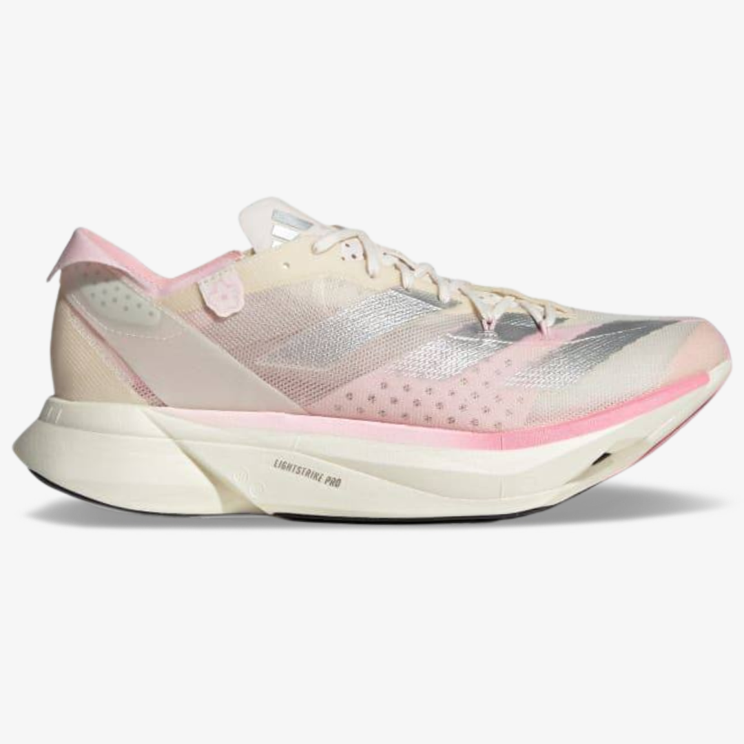 Adidas Adizero Adios Pro 3 - Branco/Rosa Claro