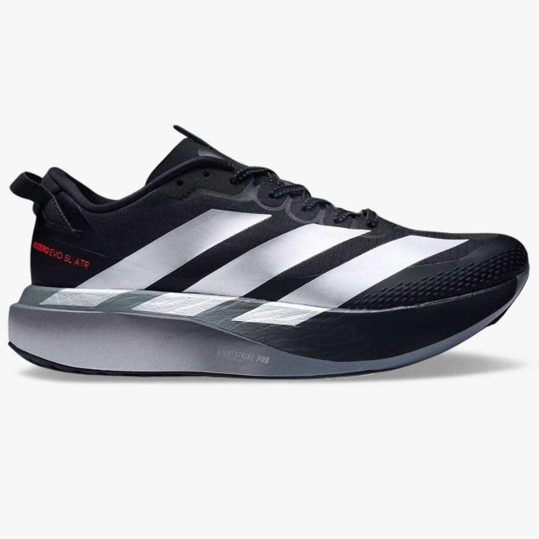 Adidas Adizero EVO SL ATR - Preto/Branco/Cinza – ForTimer