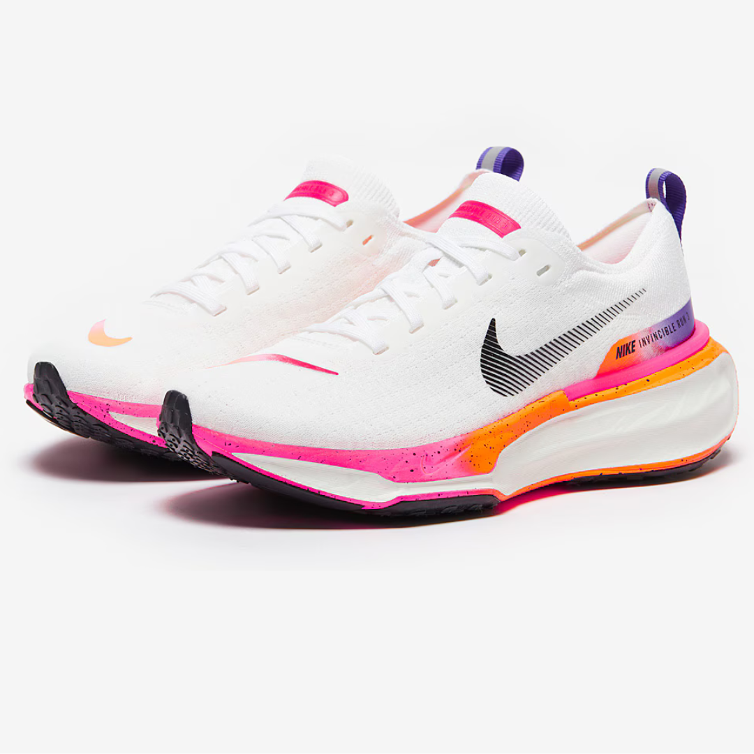 Nike Invincible Run 3 - Branco/Hyper Rosa
