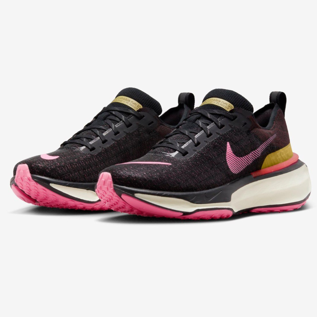 Nike Invincible Run 3 - Preto/Rosa