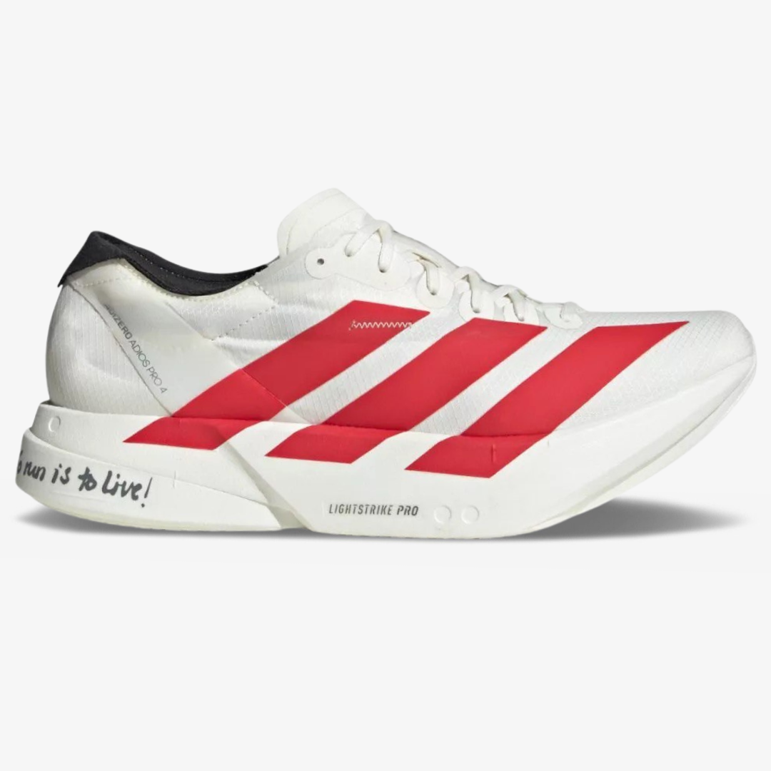 Adidas Adizero Adios Pro 4 'To run is to Live!' – ForTimer Adidas Adizero Adios Pro 4 'To run is to Live!' – ForTimer