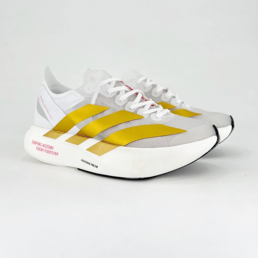 Adidas Adizero Adios PRO EVO 1 - Branco/Dourado