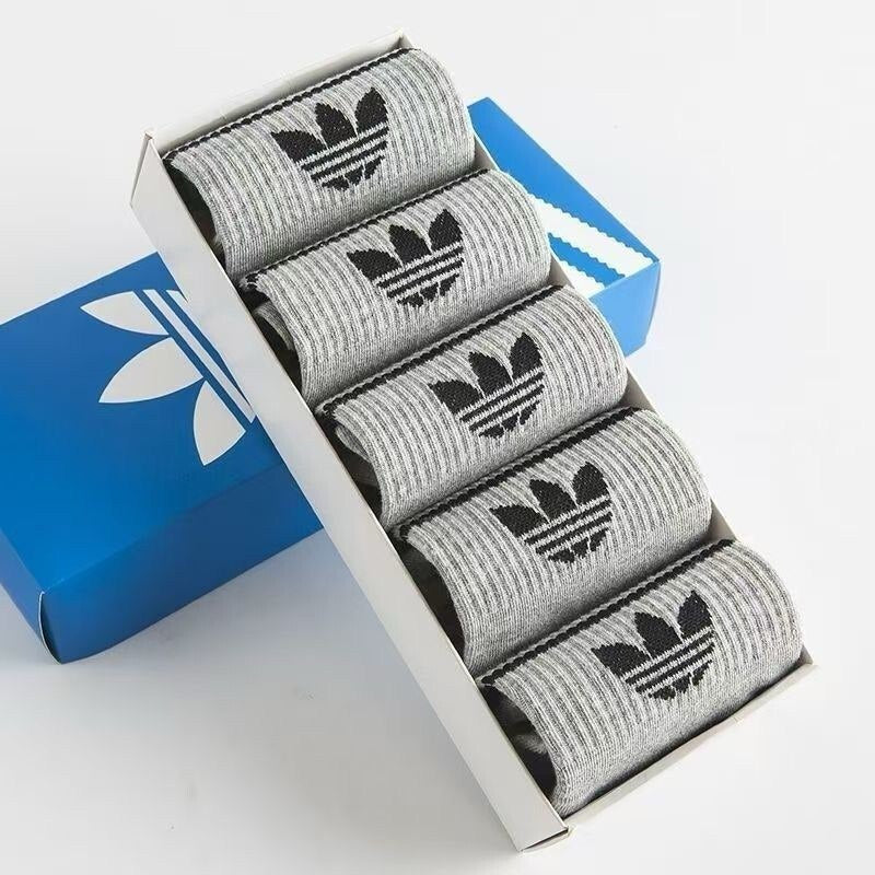 Kit 5 pares de Meias Adidas