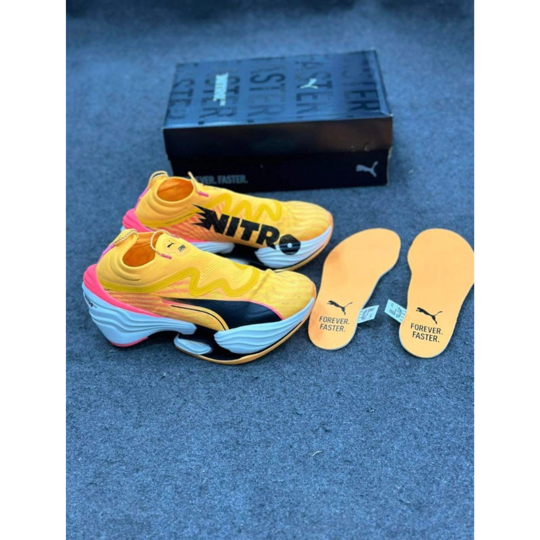 Puma Fast-RB Nitro Elite - Laranja com Rosa