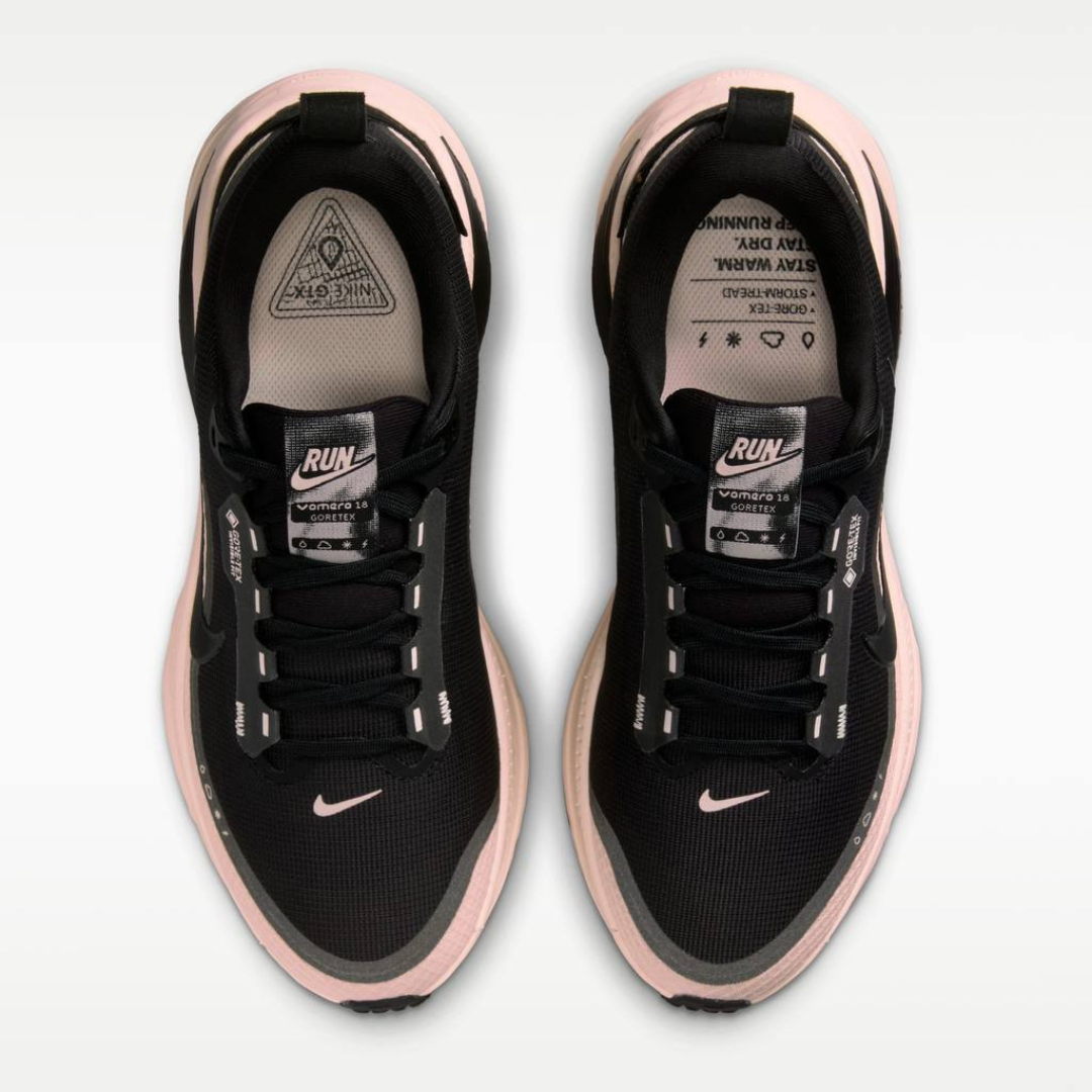 Nike Vomero 18 GORE-TEX - Preto/Rosa Claro