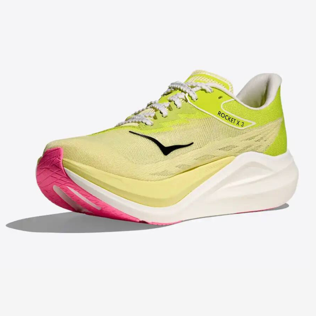 Hoka Rocket X 3 Unissex - Sunlight/Neon Hoka Citrus