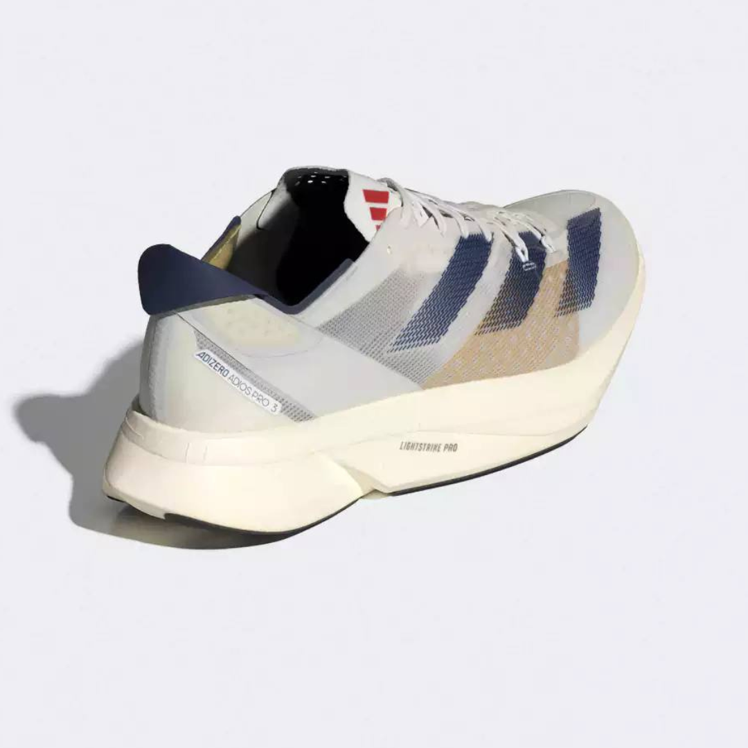 Adidas Adizero Adios Pro 3 - Branco/Azul Escuro