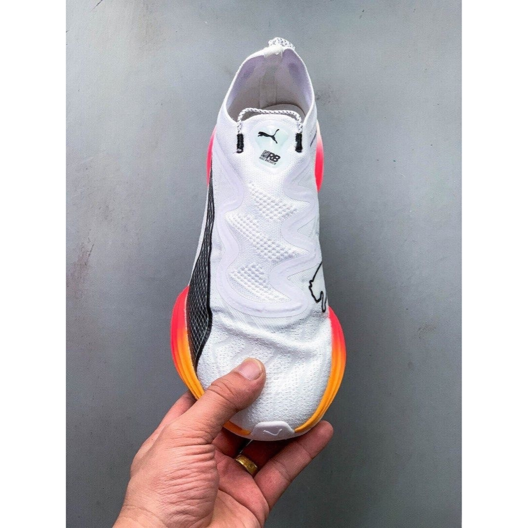 Puma Fast-RB Nitro Elite - Branco com Rosa e Laranja