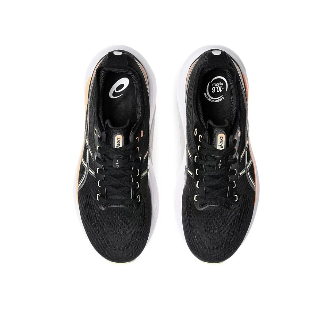 Asics Gel-Kayano 31 Preto com Branco e Laranja