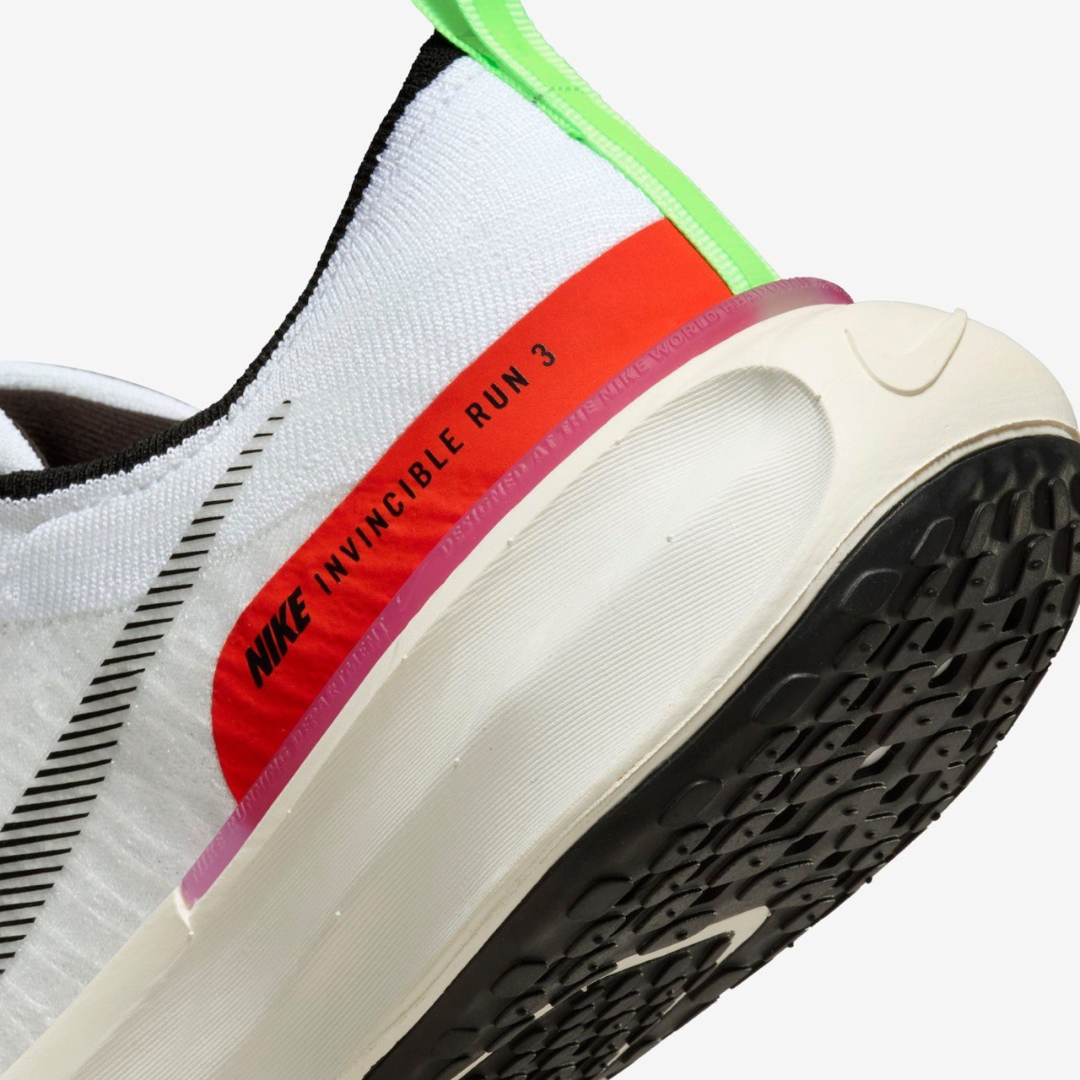 Nike Invincible Run 3 - Branco/Lime Blast/Blue Lightning/Preto