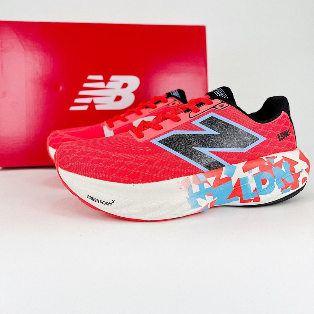 New Balance Fresh Foam X 1080 V14 London - Vermelho