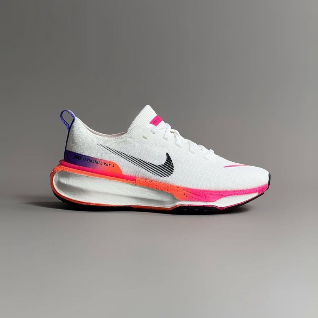 Nike Invincible Run 3 - Branco/Hyper Rosa