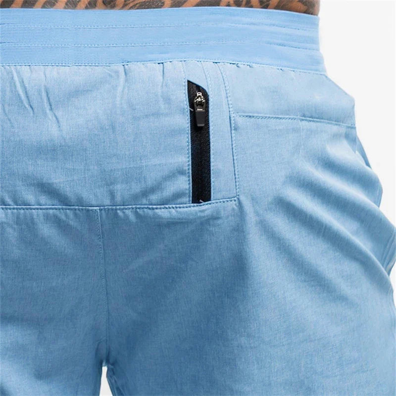 Short Masculino Fitness Fort Sports Respirável e de Secagem Rápida