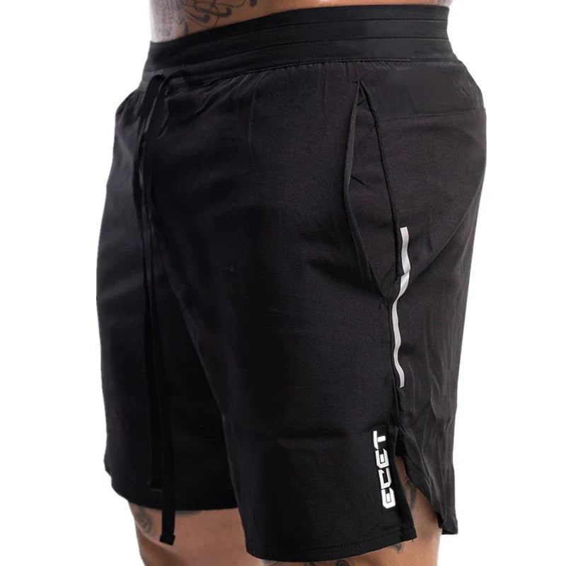 Short Masculino Fitness Fort Sports Respirável e de Secagem Rápida