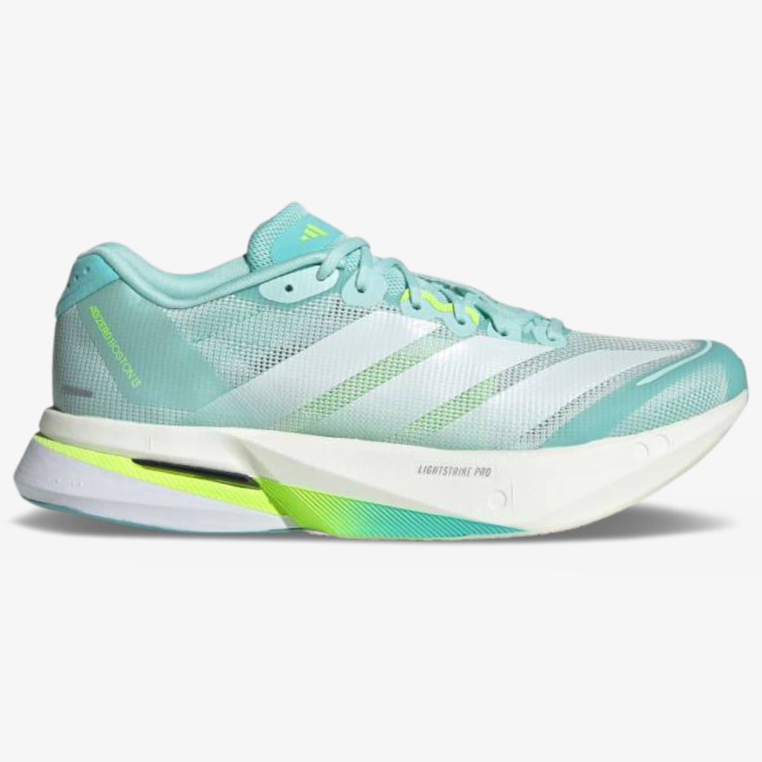 Adidas Adizero Boston 13 Flash Aqua/Metálico/Verde Limão