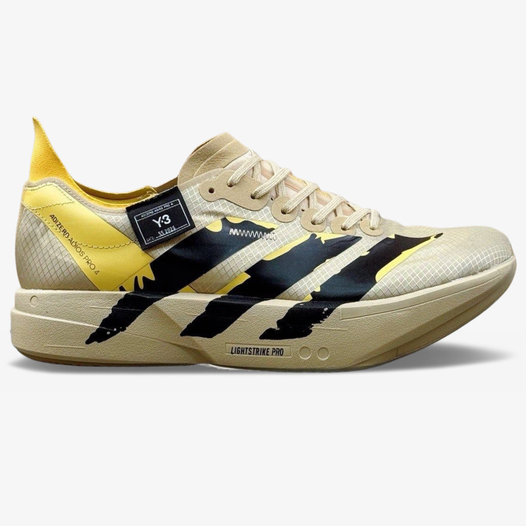 Adidas Adizero Adios Pro 4 Y3 Bege/Preto – ForTimer