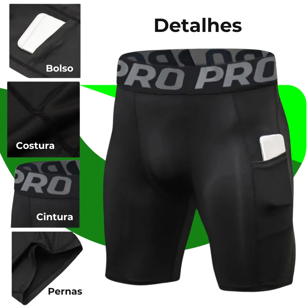 Shorts de Compressão Masculino Performance