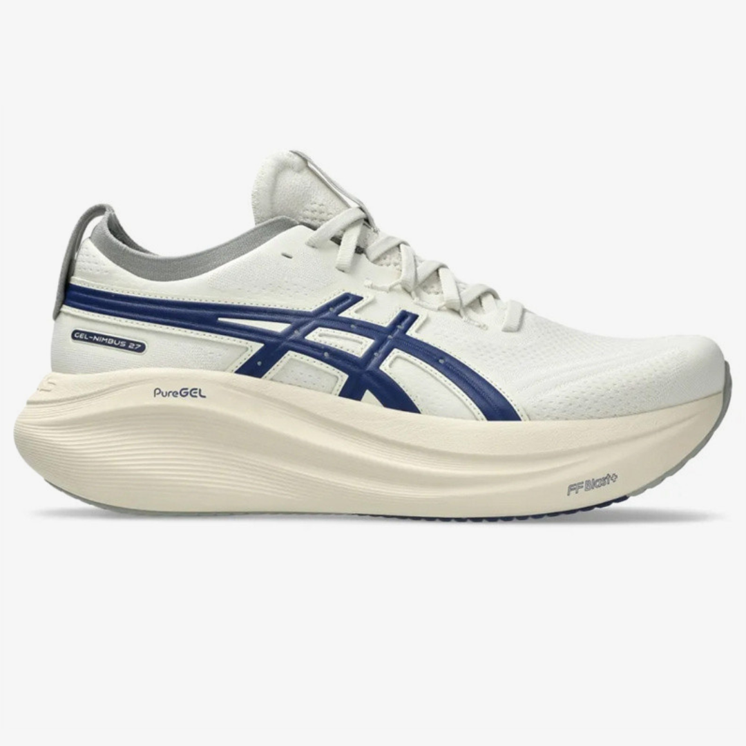 Asics Gel - Nimbus 27 - Branco/Azul – ForTimer