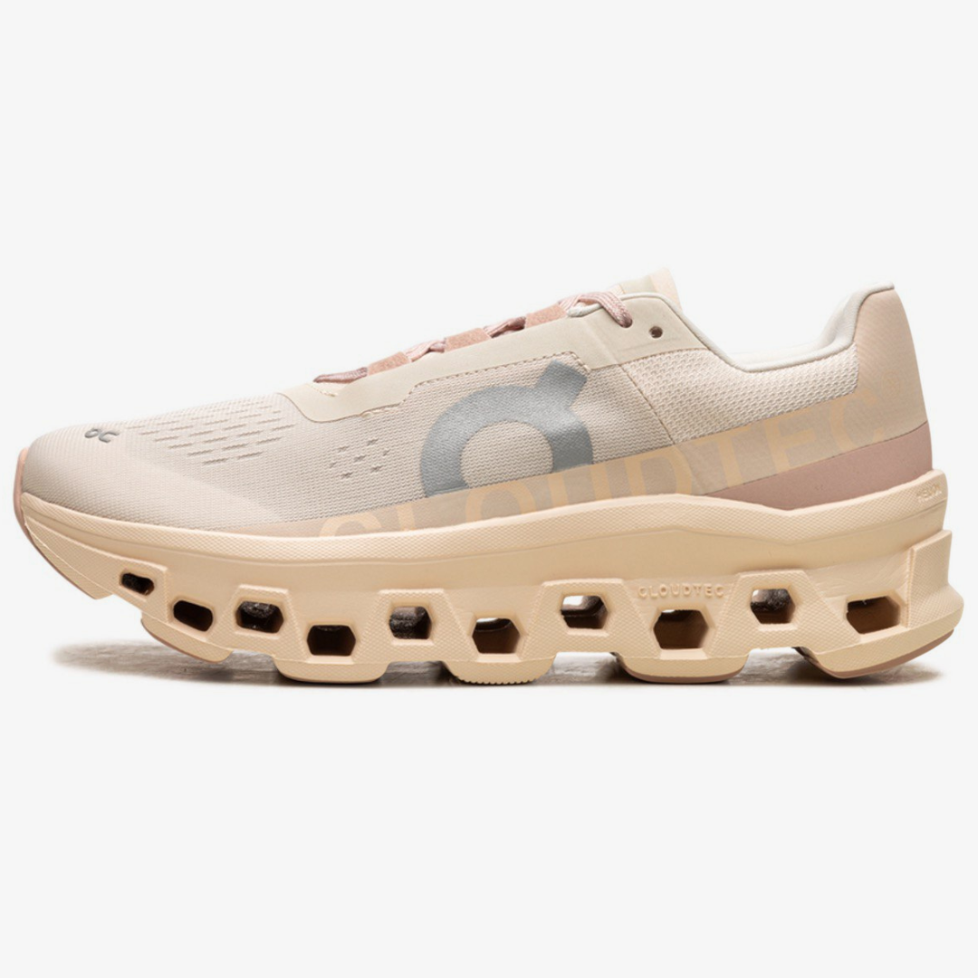On Running Cloudmonster WMNS "Moon/Fawn"