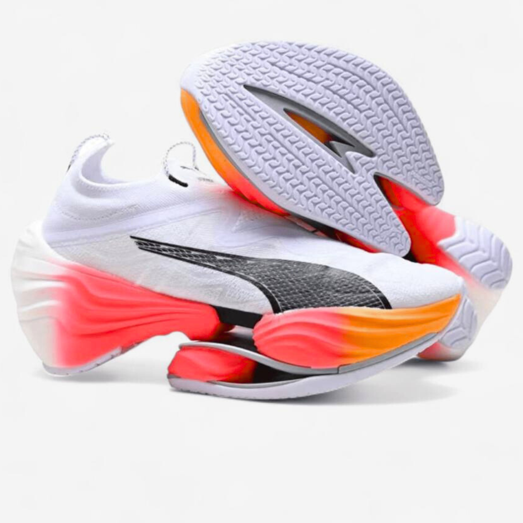Puma Fast-RB Nitro Elite - Branco/Rosa/Laranja