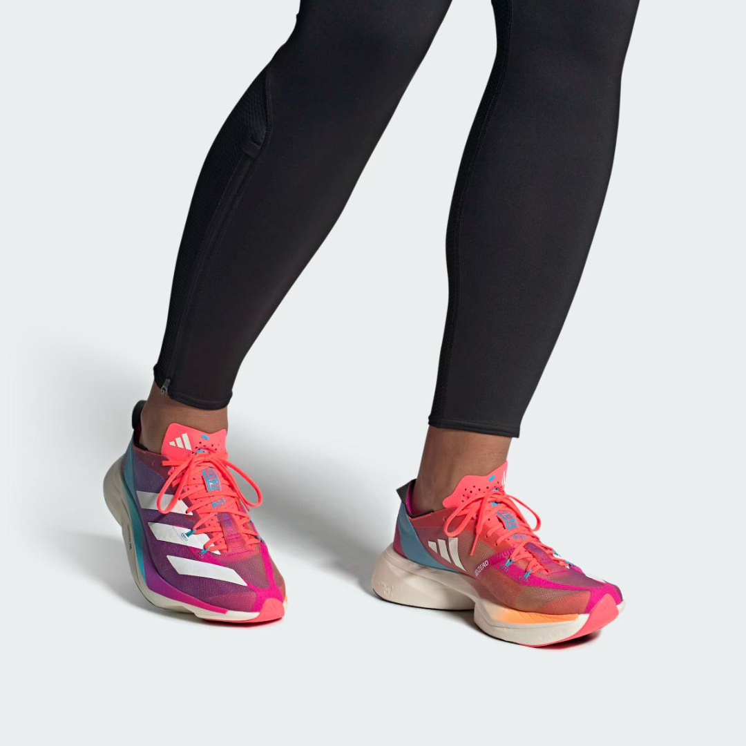 Adidas Adizero Adios Pro 3 - Signal Pink Cyan