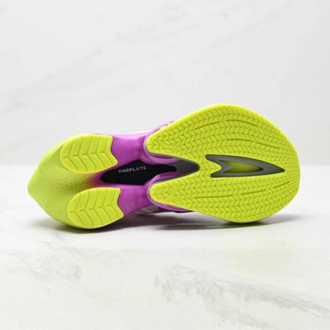 Puma Fast-RB Nitro Elite - Branco/Roxo/Verde Neon