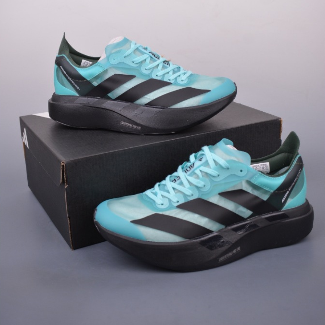 スパイク・シューズ adidas ADIZERO ADIOS PRO EVO 1 26 Adidas Adizero Adios PRO EVO 1 - Preto/Azul – ForTimer