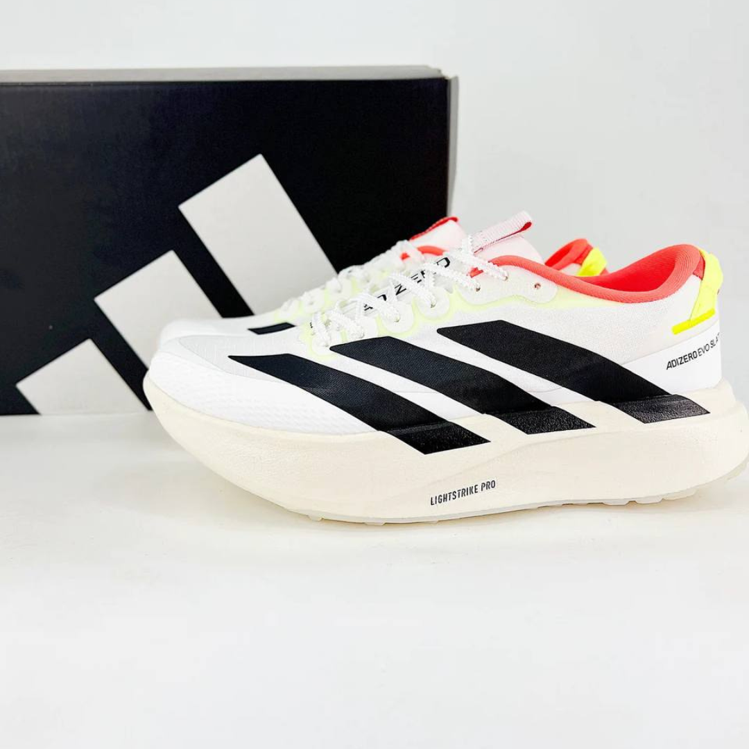 Adidas Adizero EVO SL ATR - Branco/Preto/Vermelho