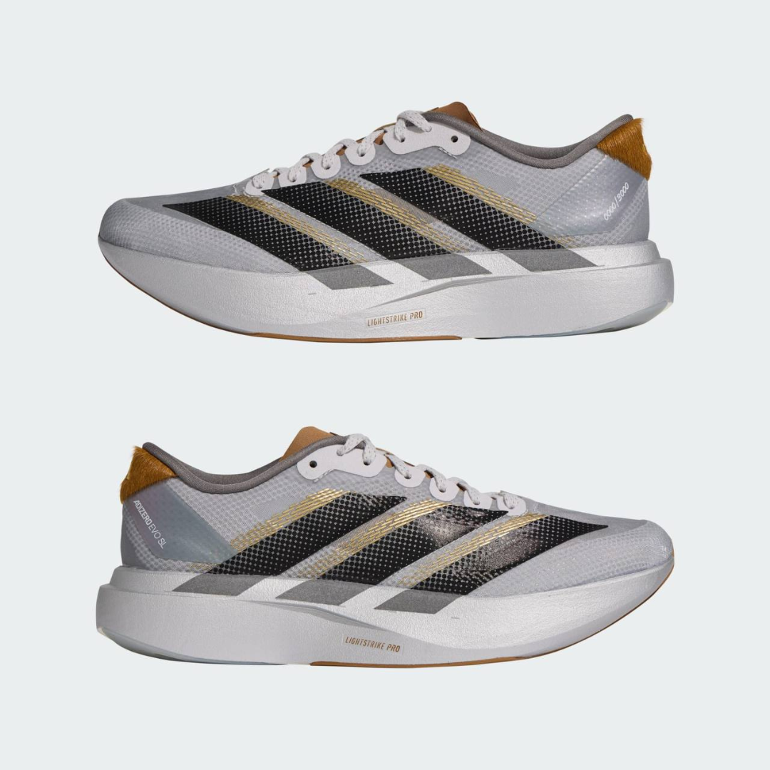 Adidas Adizero EVO SL - Cinza/Dourado/Prata