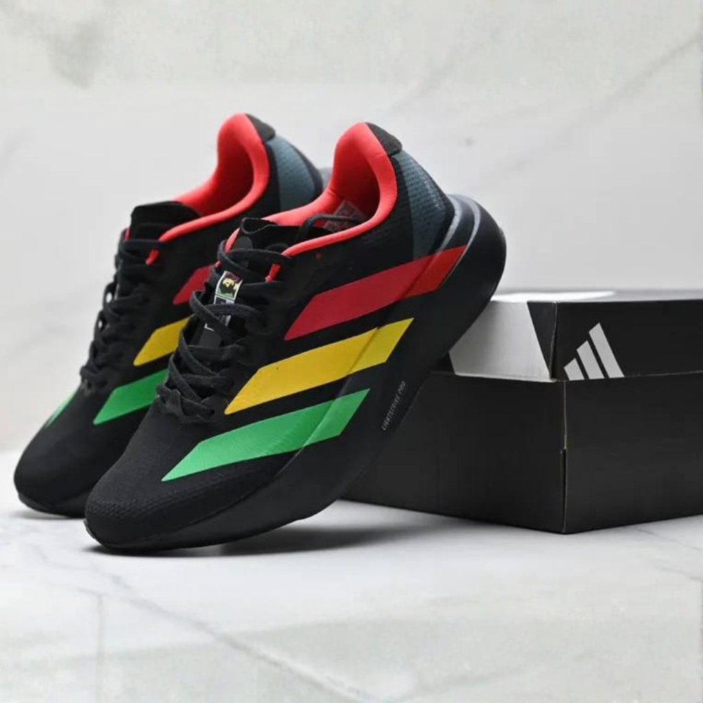 Adidas Adizero EVO SL Jamaica 26 - Core Black Vivid Green