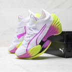 Puma Fast-RB Nitro Elite - Branco/Roxo/Verde Neon