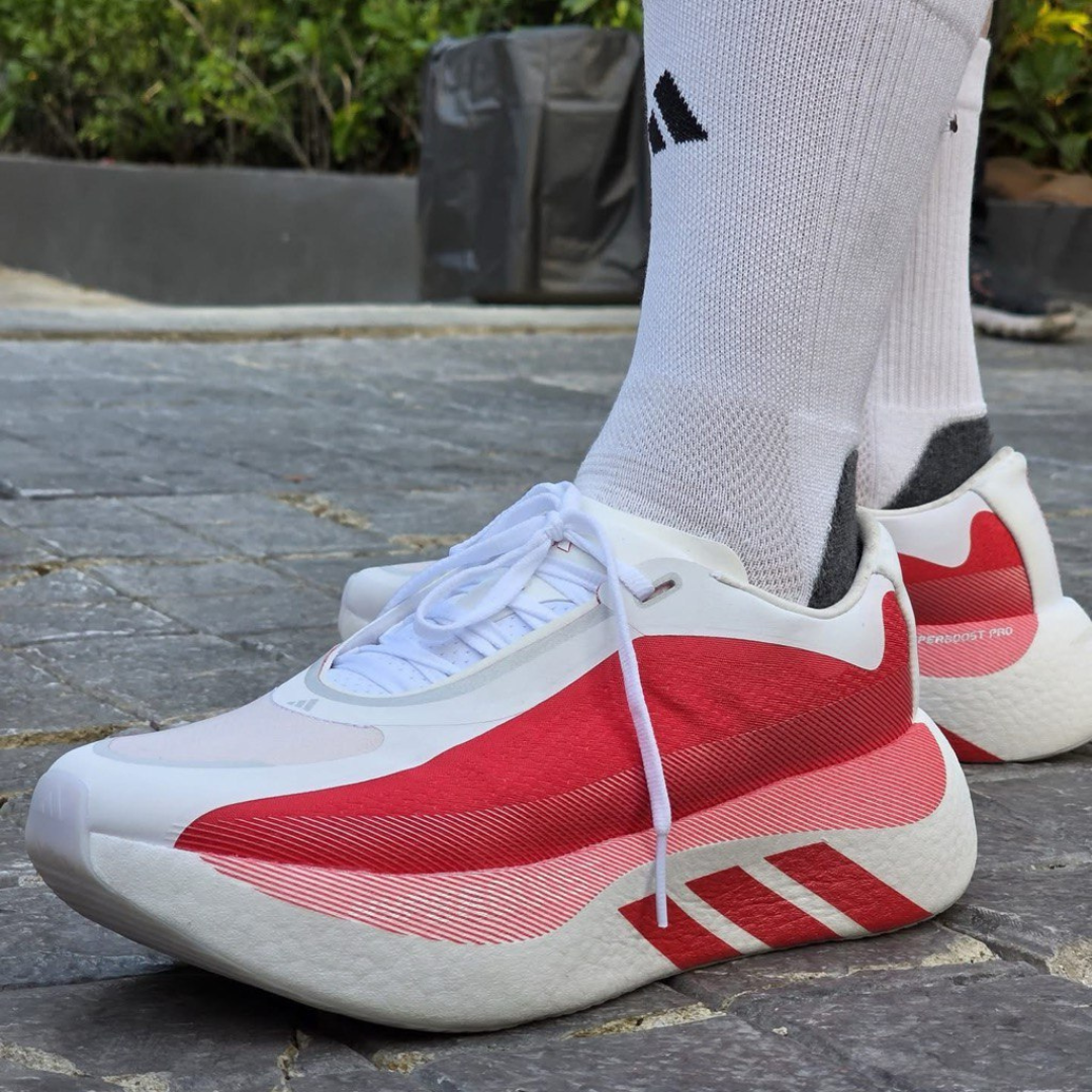Adidas Hyperboost Edge - Branco/Vermelho