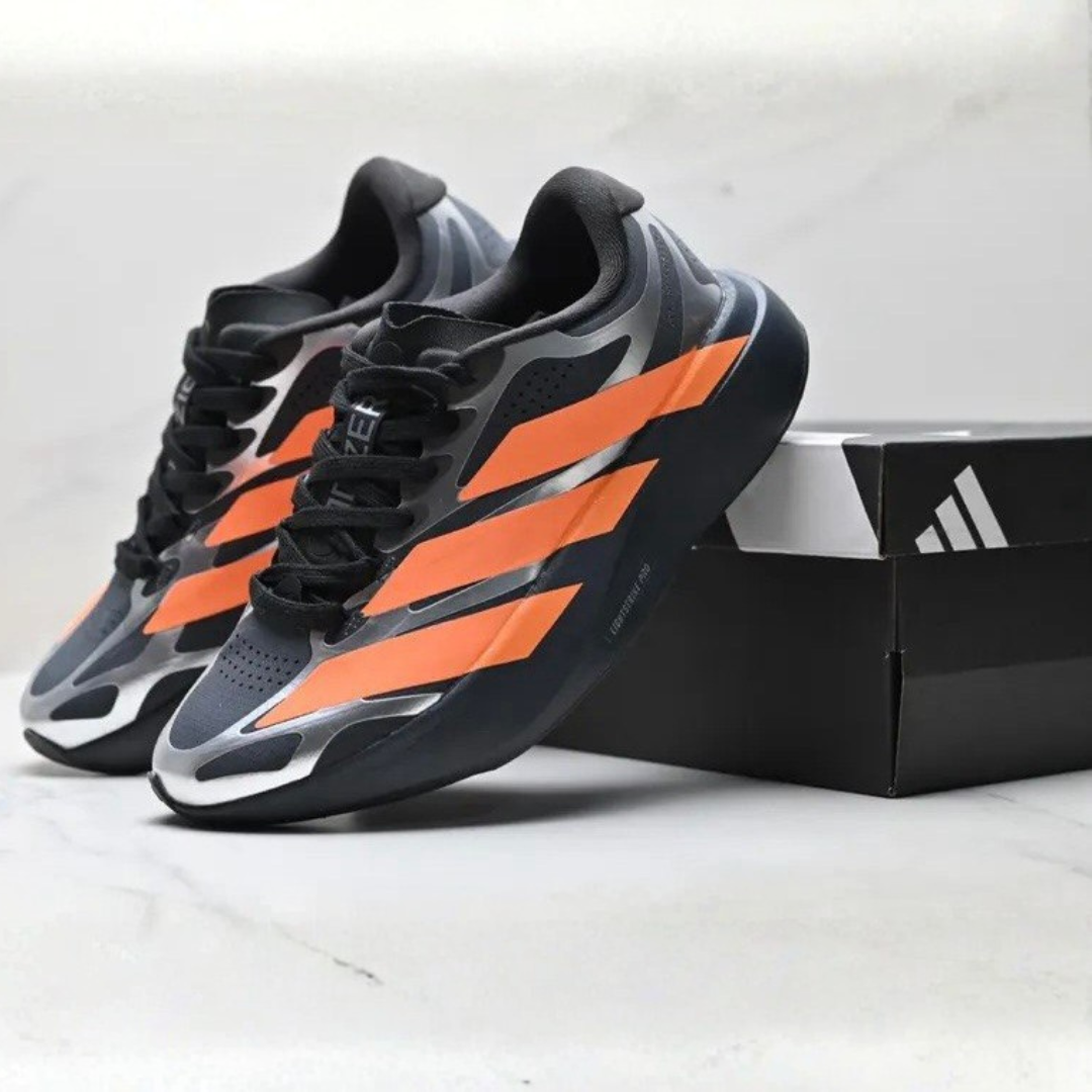 Adidas Adizero EVO SL EXO - Carbon/Lucid Orange/Silver Metallic