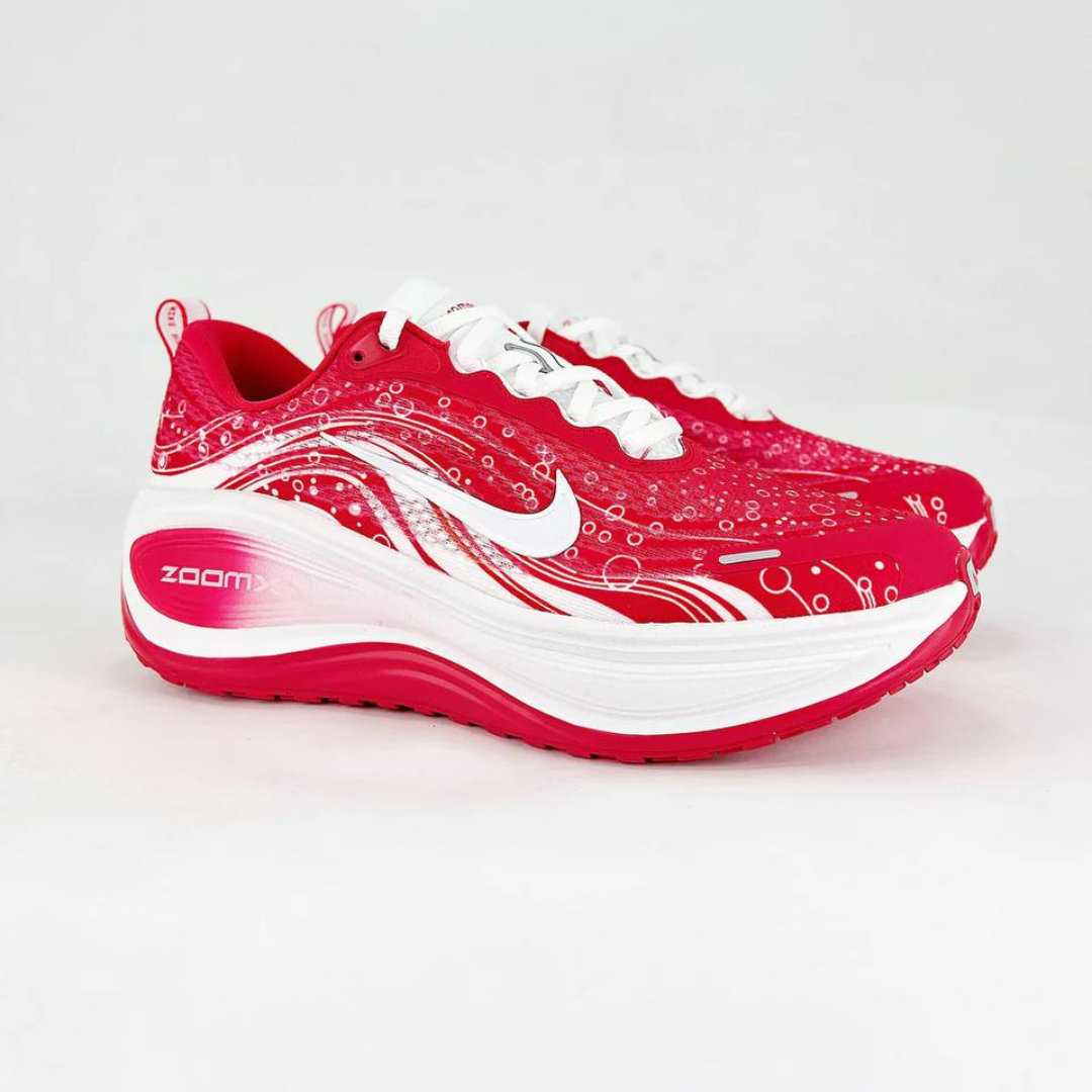Nike Vomero Plus - Vermelho Carmim/Branco