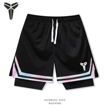 Shorts Americanos Esportivos 2 em 1 - Secagem rápida e Respirável