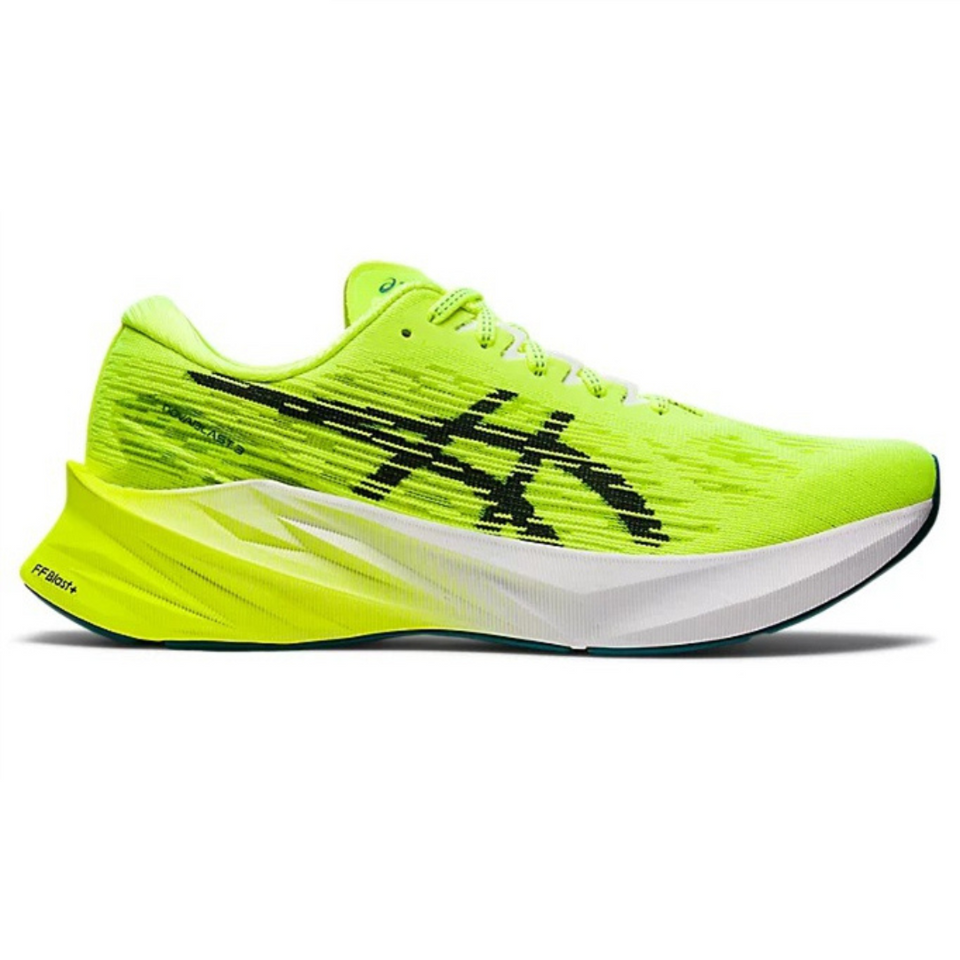 Asics Novablast 3 Verde fluorescente e Preto