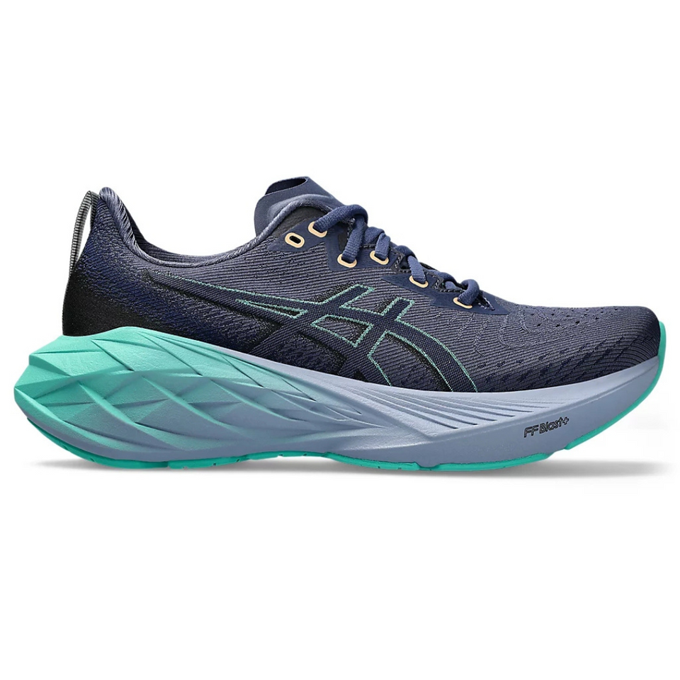 Asics Novablast™ 4 Azul Marinho com Verde e Azul