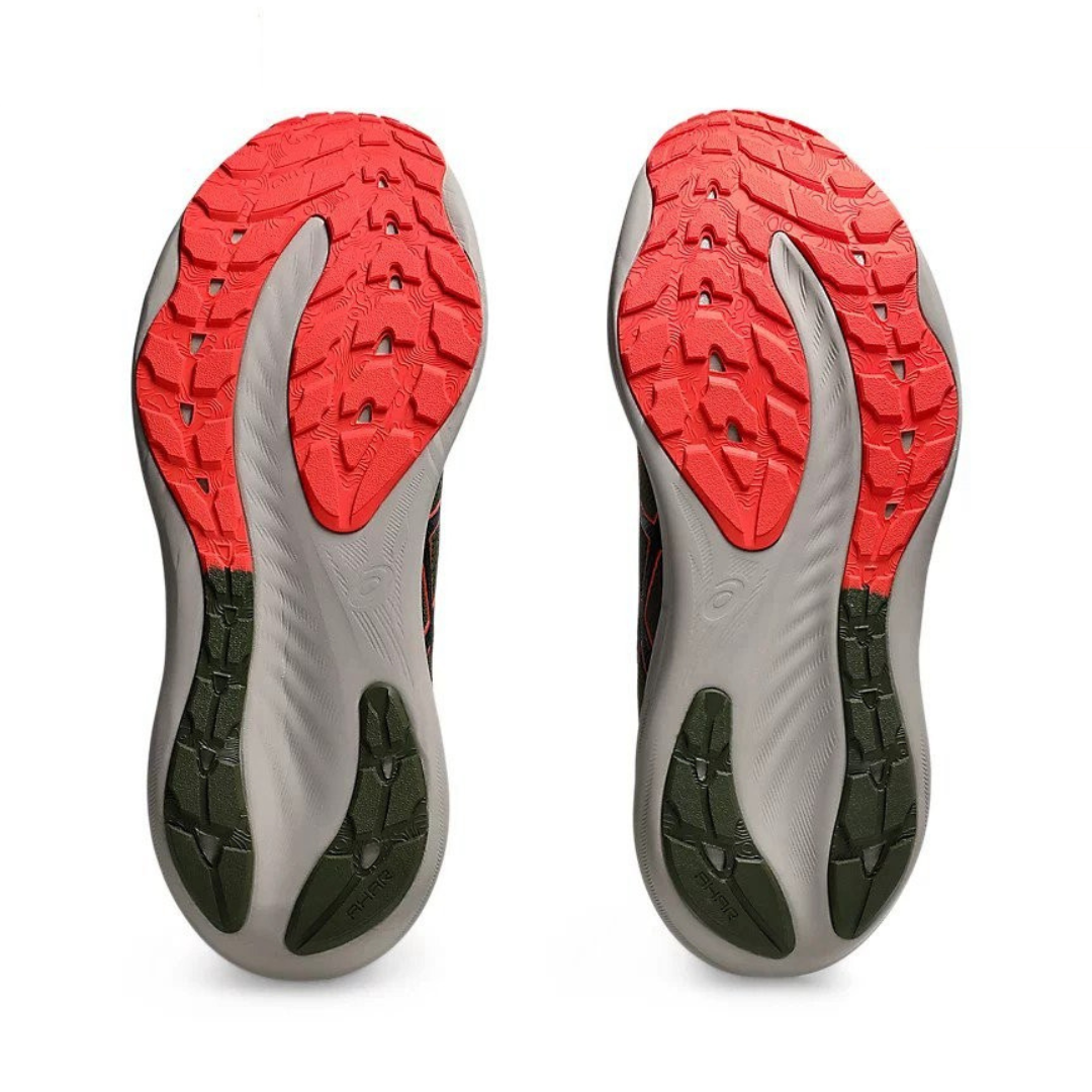 Asics Gel - Nimbus 26 TR - Verde Oliva/Vermelho