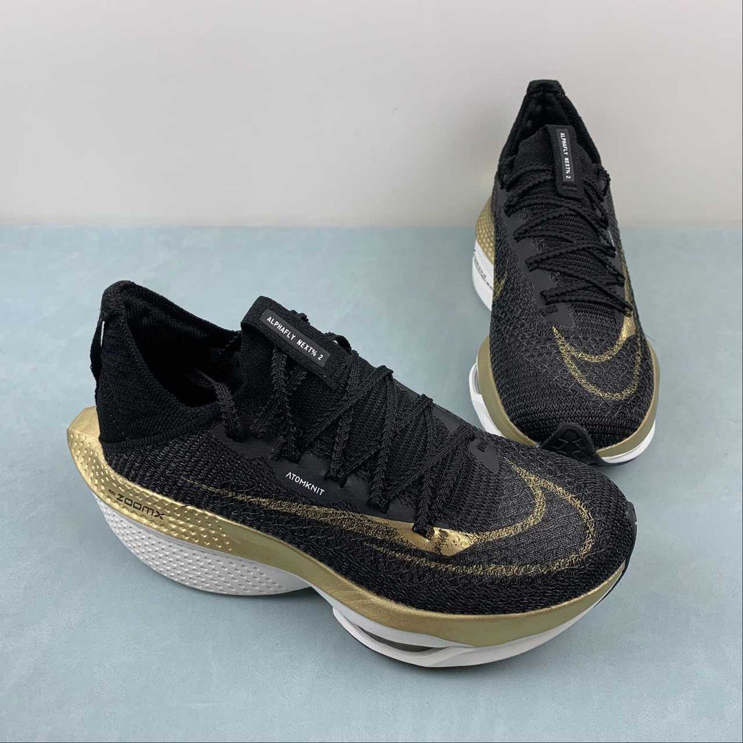 Nike Air Zoom Alphafly Next%2 - Preto/Dourado – ForTimer