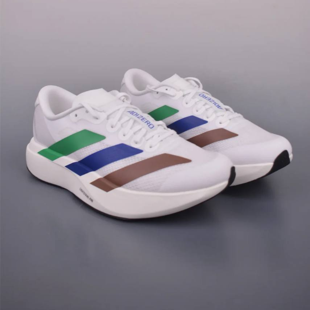Adidas Adizero EVO SL - Branco/Verde/Azul/Marrom
