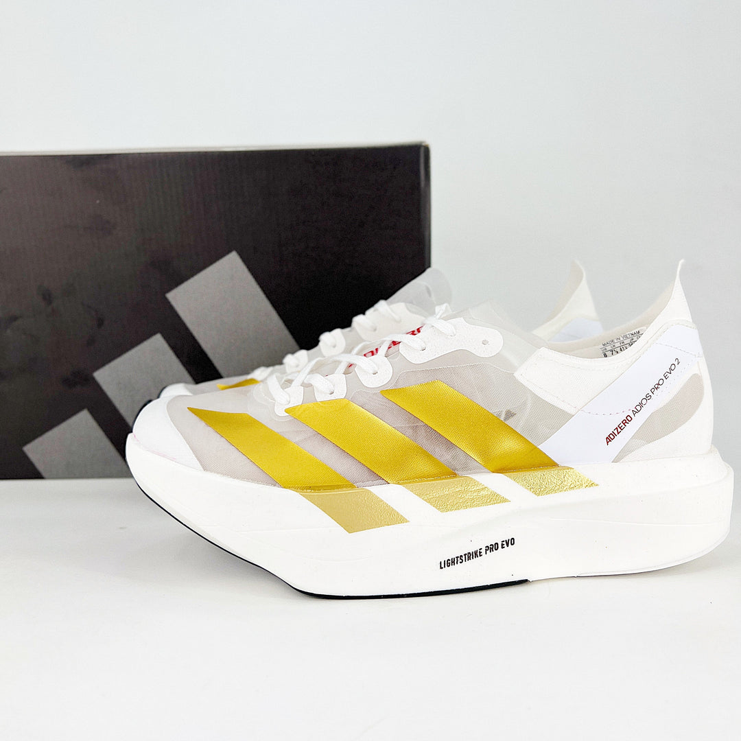 Adidas Adizero Adios Pro Evo 2 - Branco/Dourado - imagem 9